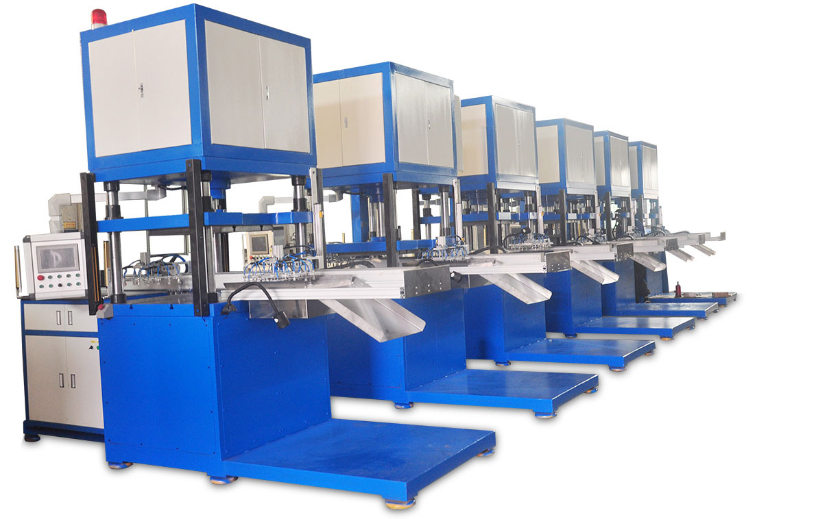 全自动上下料油压机生产线